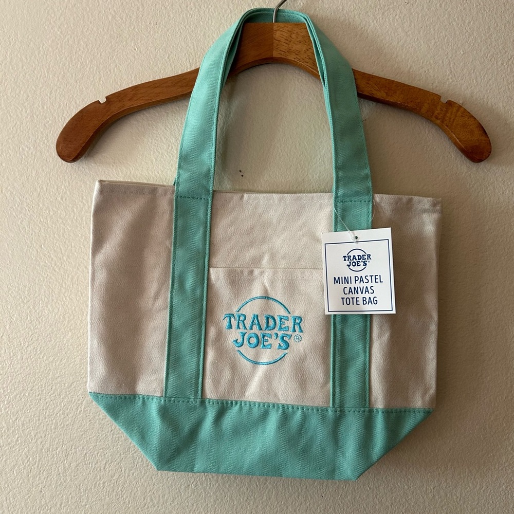 Trader Joe’s mini canvas tote bag
